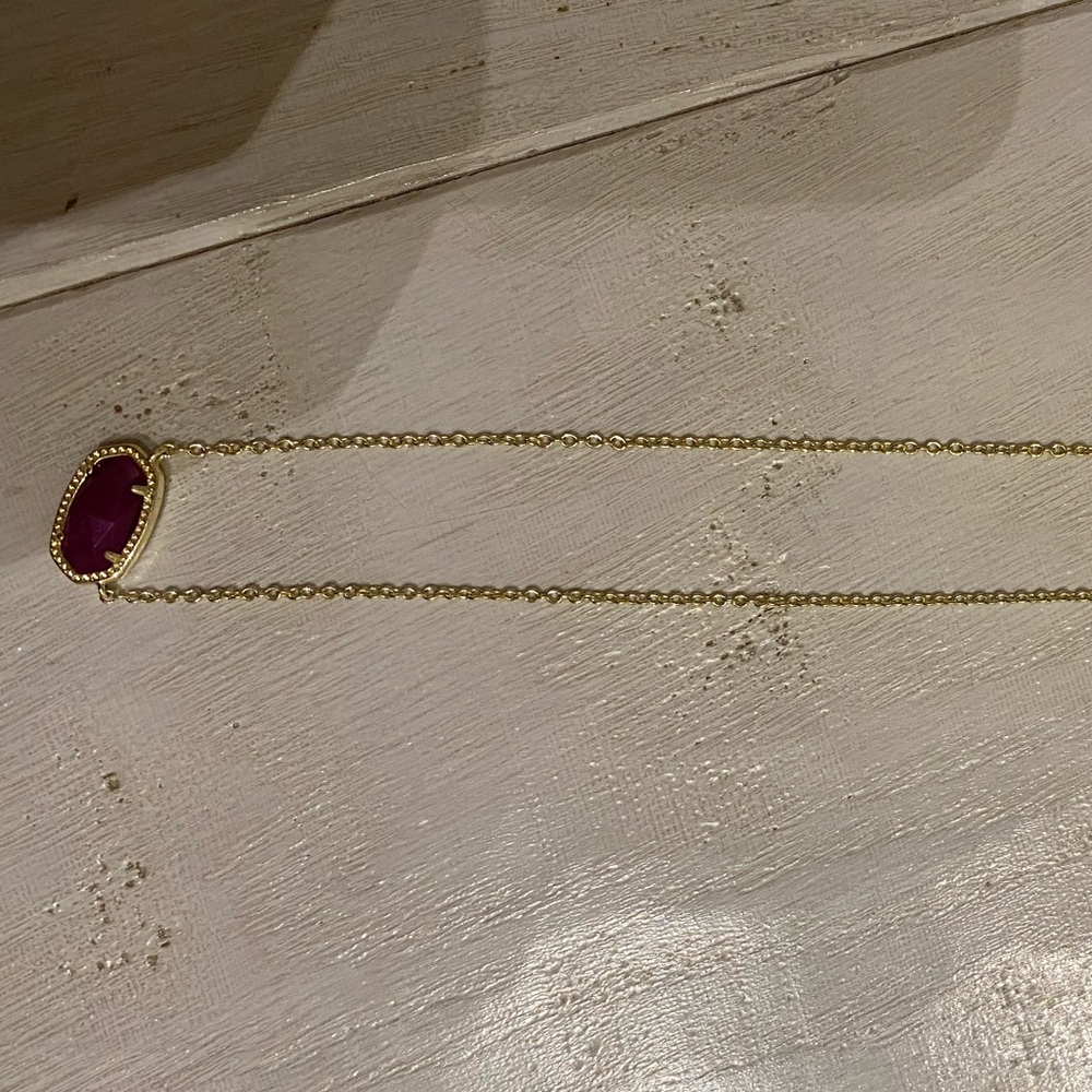 fushia elisa kendra scott neckalce
